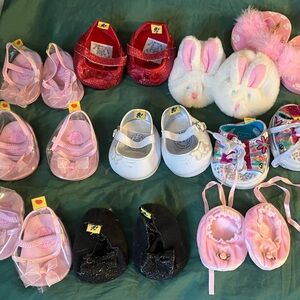 Lot of 10 pairs of Build a Bear Shoes